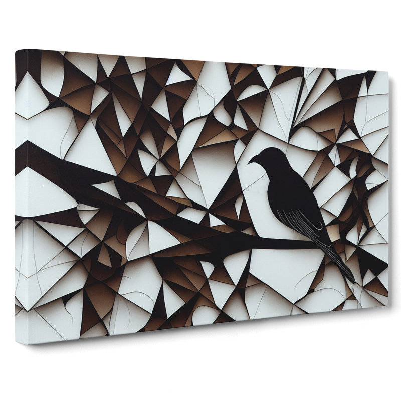 Awesome Abstract Bird - Wrapped Canvas, 35cm H x 50cm W x 3cm D