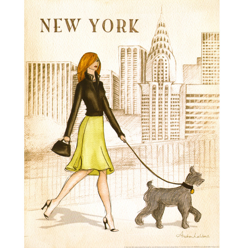 New York, H 36 po x l 28 po