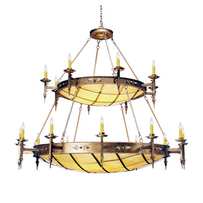 Valencia 36 - Light Dimmable Tiered Chandelier