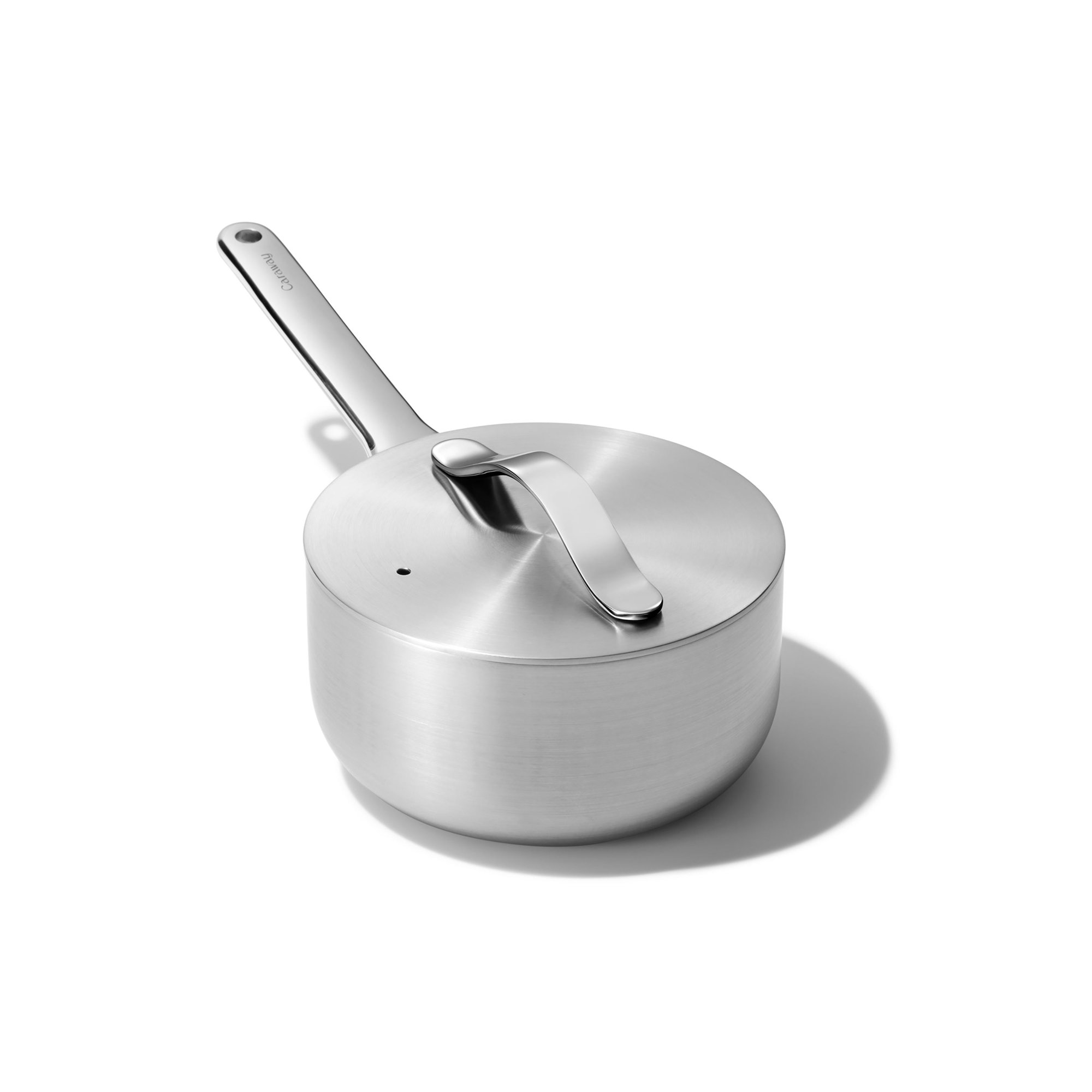 Caraway 3Qt Stainless Steel Saucepan W/ Lid, 1. 75 quarts