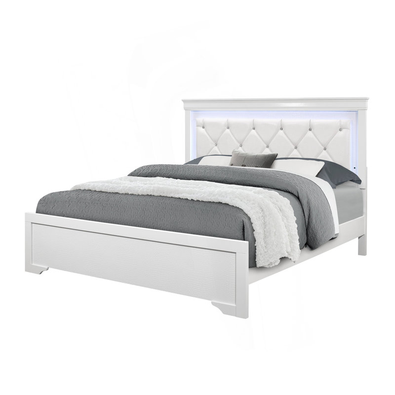LAMPE BLANCHE AVEC DEL, Grand lit
