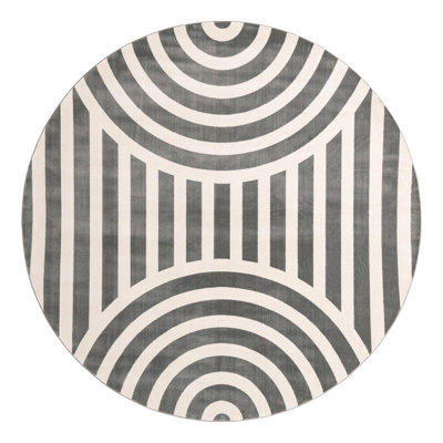 Unique Loom Lines Whimsy Kids Rug