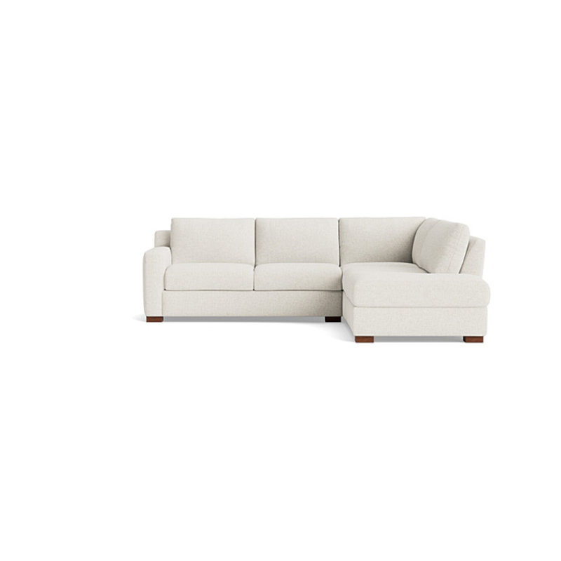 Catalina Sectional, Performance Weave - Carrot, Right Hand Facing