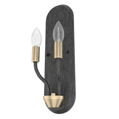 Merlin Aluminum Candle Wall Light
