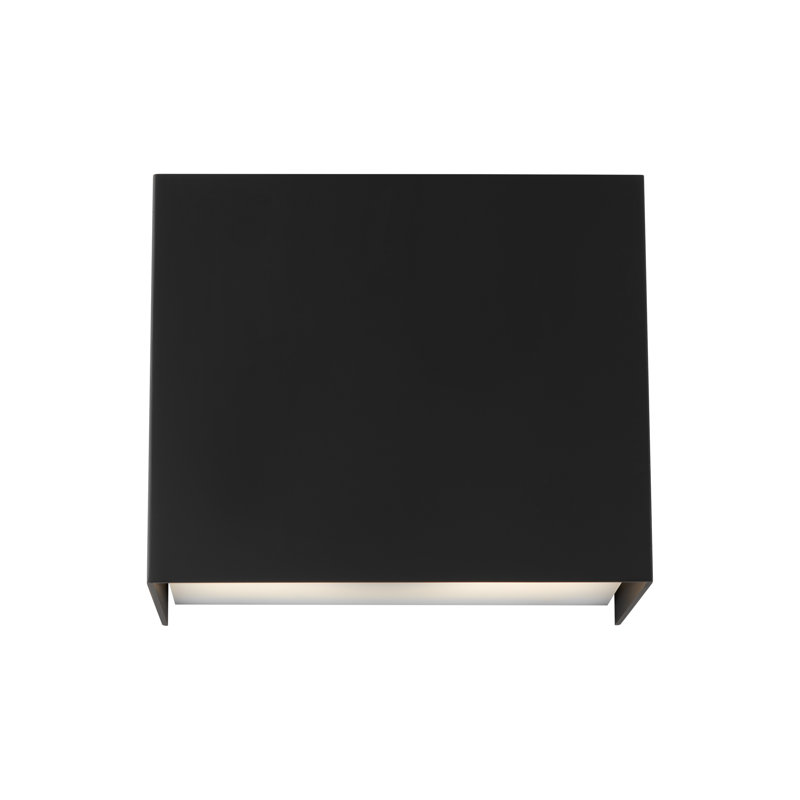 Brompton 1 - Light LED Flush Mounted Sconce, Nightshade Black