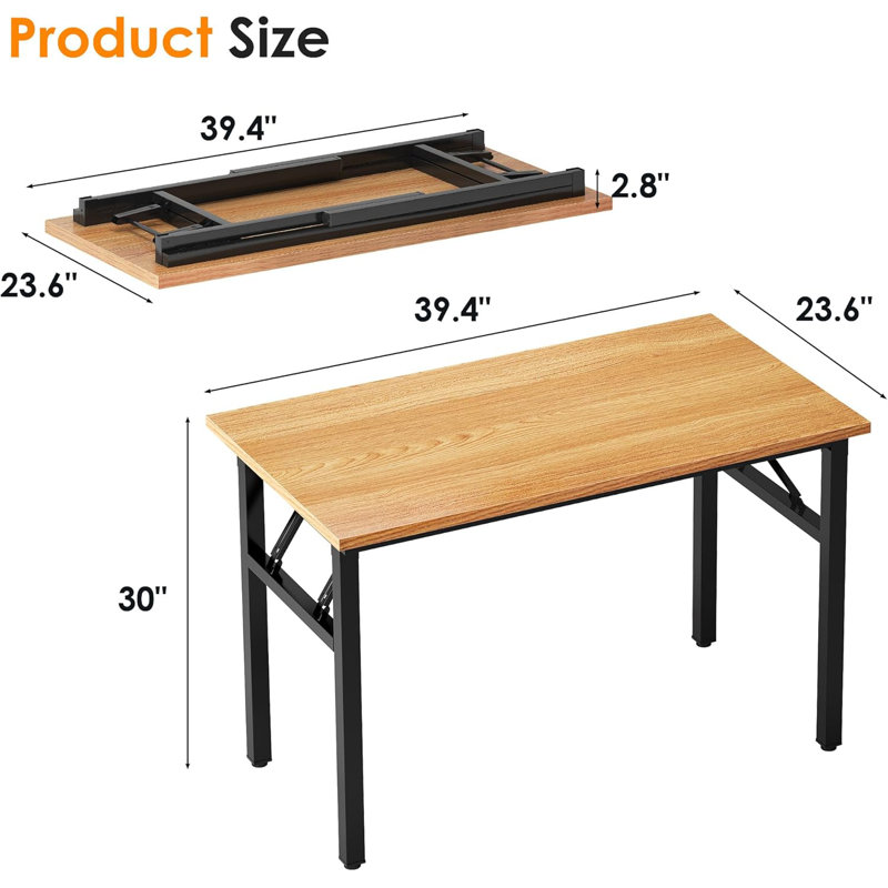 Space-Saving Folding Computer Desk For Small Apartments, Effortless Setup And Modern Style
