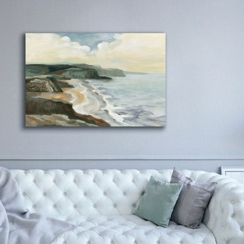 "Epic Graffiti" Irish Coast Dark "par Silvia Vassileva, art mural sur toile, 60 po x 40 po