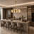 23.6" Round Kitchen Island  Alabaster Gold Chandelier-1586905267-1586905264-1586905269