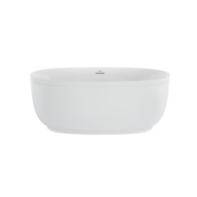 Cosi™ 59" x 32" Freestanding Soaking Acrylic Bathtub