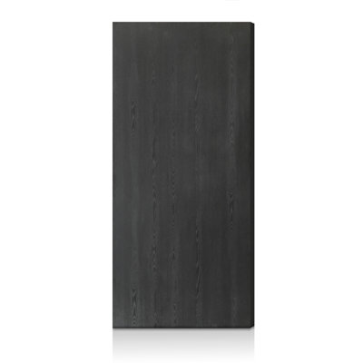 Dalle de porte intérieure texturée noire