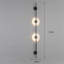 Lampe murale moderne à DEL en marbre et acrylique