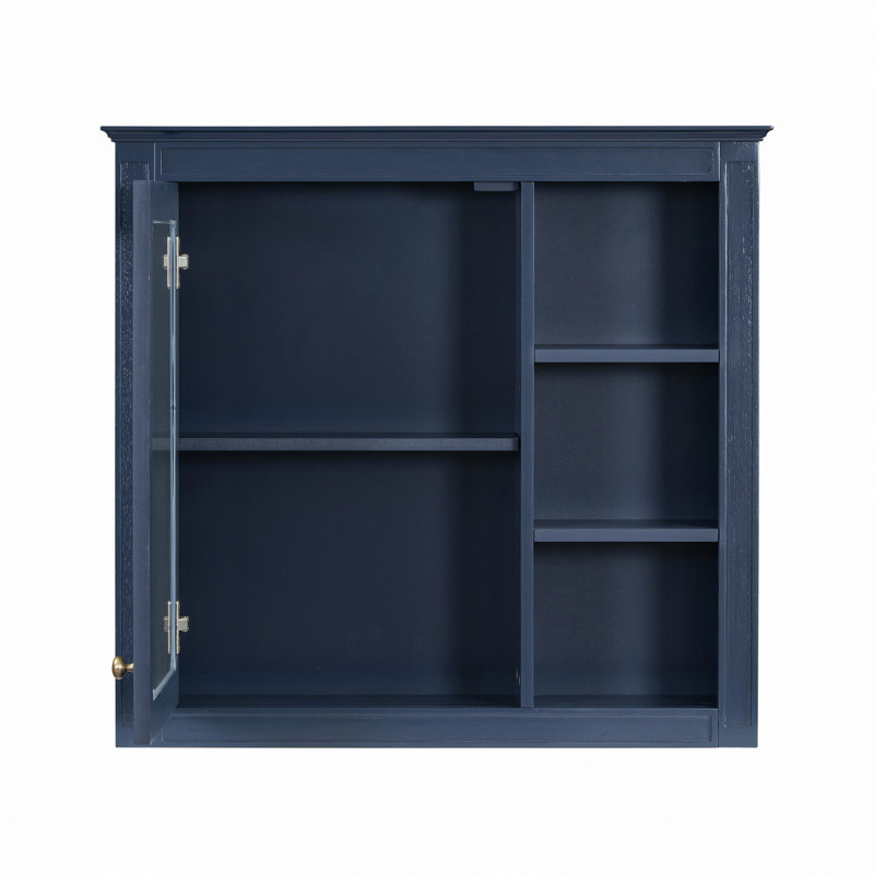 Armoire à pharmacie, armoire de rangement de salle de bain murale, armoire de salle de bain moderne avec miroir, armoire à miroir (meuble-lavabo non inclus)