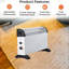 Belfry Heating Donaldson 2000W Electric Compact Space Heater with Adjustable Thermostat