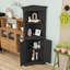 Rangement de salle de bain avec armoire, portes et tablettes-129238781