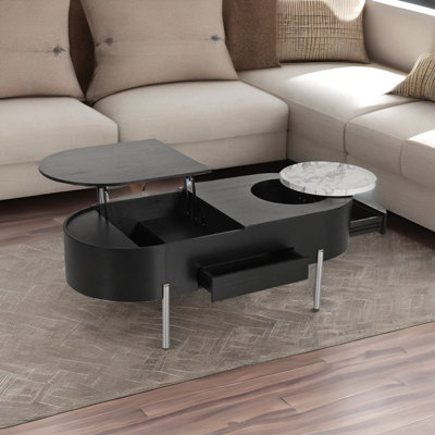Table basse à plateau relevable