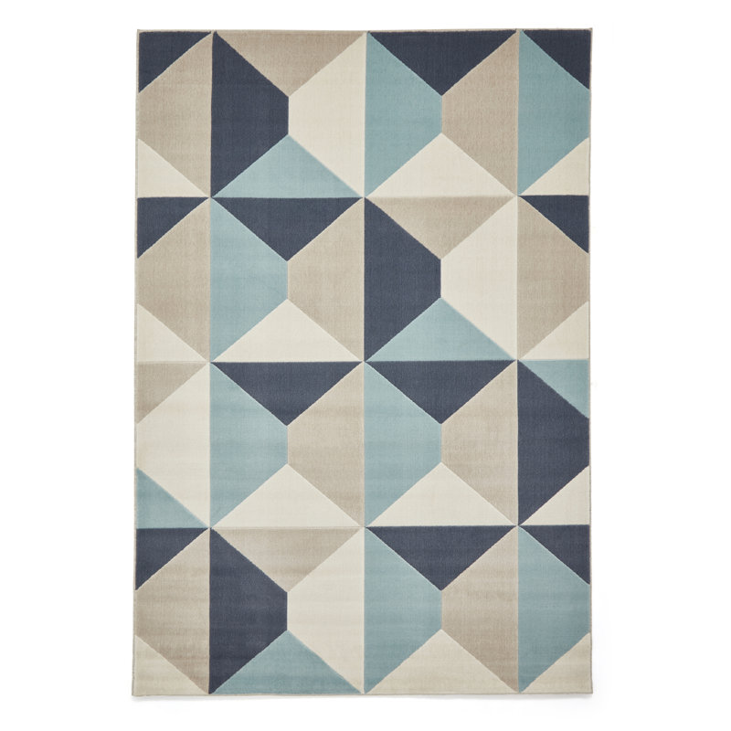 Hayly Geometric Area Rug, Rectangle 160 x 230 cm