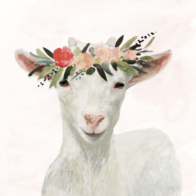 Spring On The Farm III by Victoria Borges - Wrapped Canvas Painting