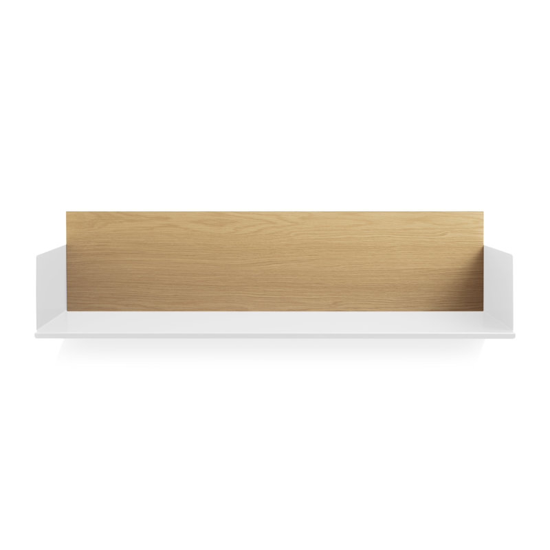 Tablette décorative Wonder, Chêne blanc/blanc