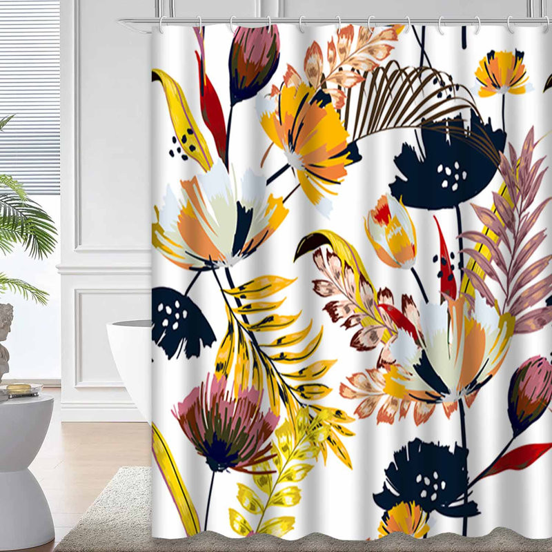 Rideau de douche Trendy Tropical Exotic Forest, L 72 po x l 84 po