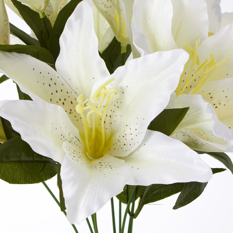 Arrangement floral lily artificiel tiger