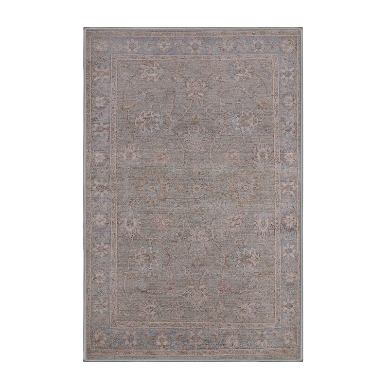 Tapis oriental gris Kor, Rectangle 5 pi x 8 pi
