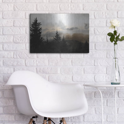 «Mountain Layers 2» par Lori Deiter, art mural en métal