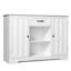Garde-manger de 45,7 po de largeur avec portes doubles, tablettes réglables et grand tiroir.-342289205-458506403