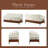 70''x30''x31'' Loveseat Covers Outdoor Couch Cover, Heavy-Duty 2-Seater Waterproof Patio Furniture Sofa Covers Bench Cover (Beige-Brown )-911239871