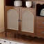 Vitrine en rotin mi-antique-120836520