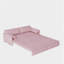 Canapé-lit escamotable de 66 pouces pour grand lit, canapé-lit convertible 3-en-1 avec rangement latéral, canapé-lit multifonctionnel en velours convenant au salon, à la chambre à coucher, à un appartement ou au bureau.-1775689761