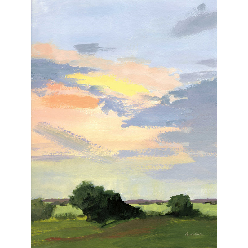 «Skylight II Crop» par Pamela Munger - reproduction d'art sur toile tendue, H 16 po x l 12 po