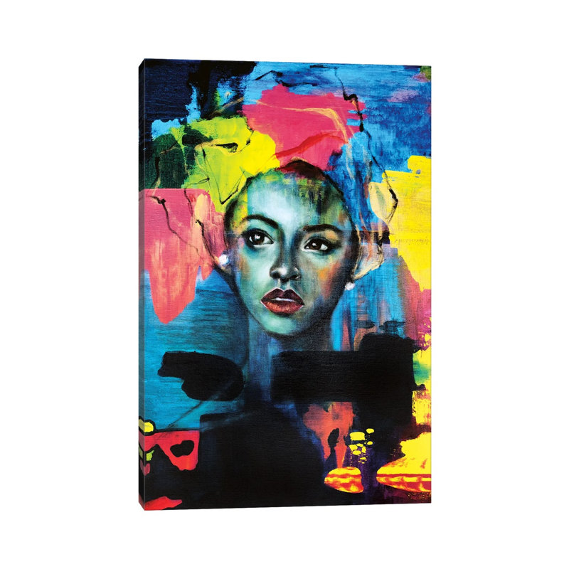 Blue Velvet by Eury Kim - Wrapped Canvas Print, 30.48cm H x 20.32cm W x 1.91cm D