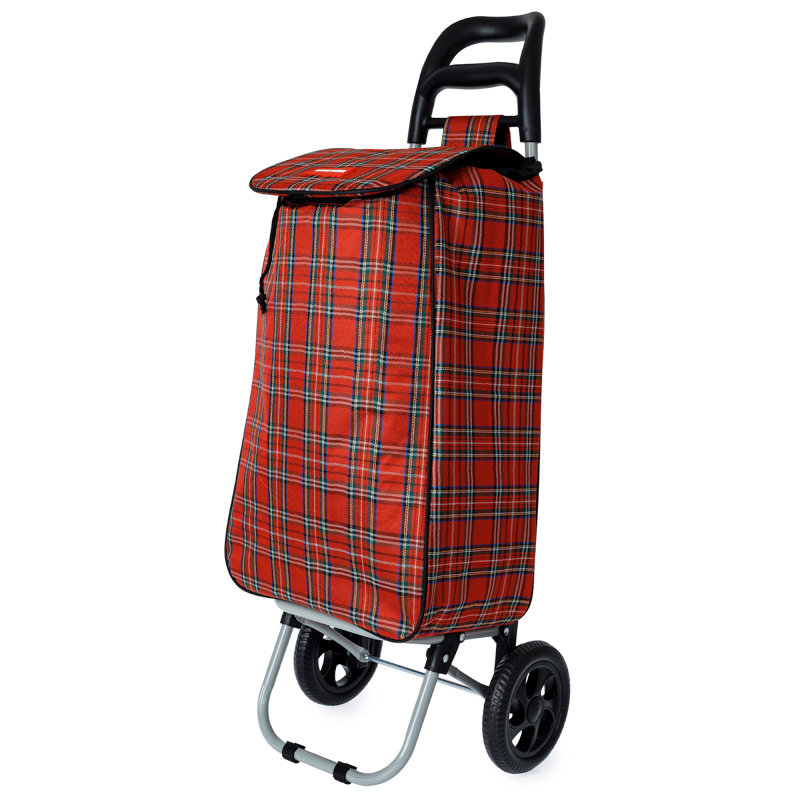Casa & Casa 107cm H x 122cm W Shopping Trolley with Wheels
