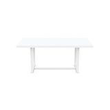 Pavia Power Coated Aluminum Dining Table