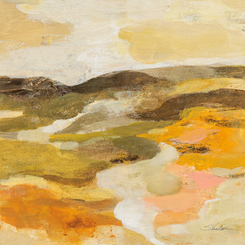 «Fiorindo Sunny Road II On Canvas» par Silvia Vassileva, reproduction, H 30 po x l 30 po