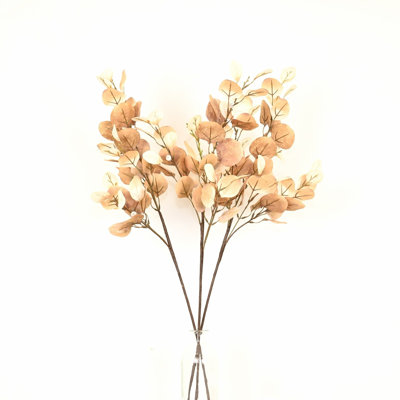 36" Artificial Eucalyptus Branch For Vase Filler, Farmhouse Fall Foliage Long Stem Floral Bulk Bouquet For Wedding Party Home Office Table Centerpiece Shelf Decorations