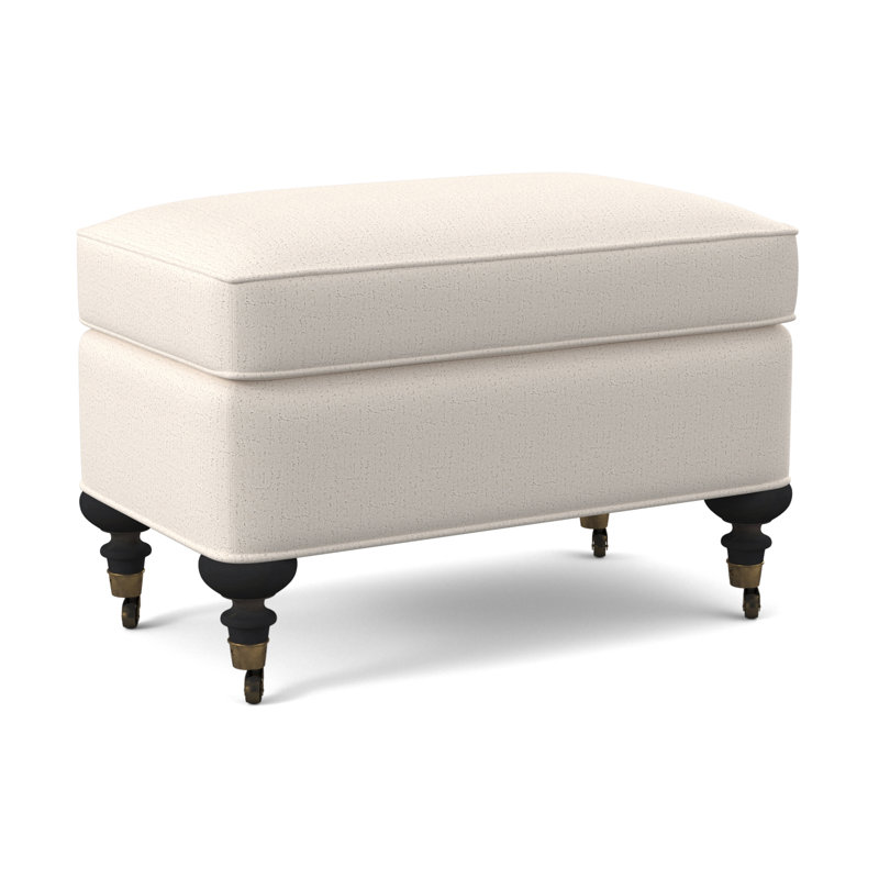 Repose-pieds standard Devan, Ivoire de Venise, Espresso
