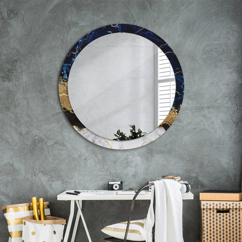 Huldar Glass Flat Wall Mirror