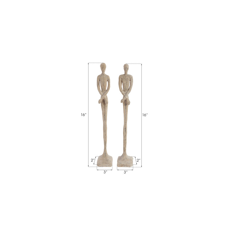 Outdoor 2 Piece Skinny Sculpture Set