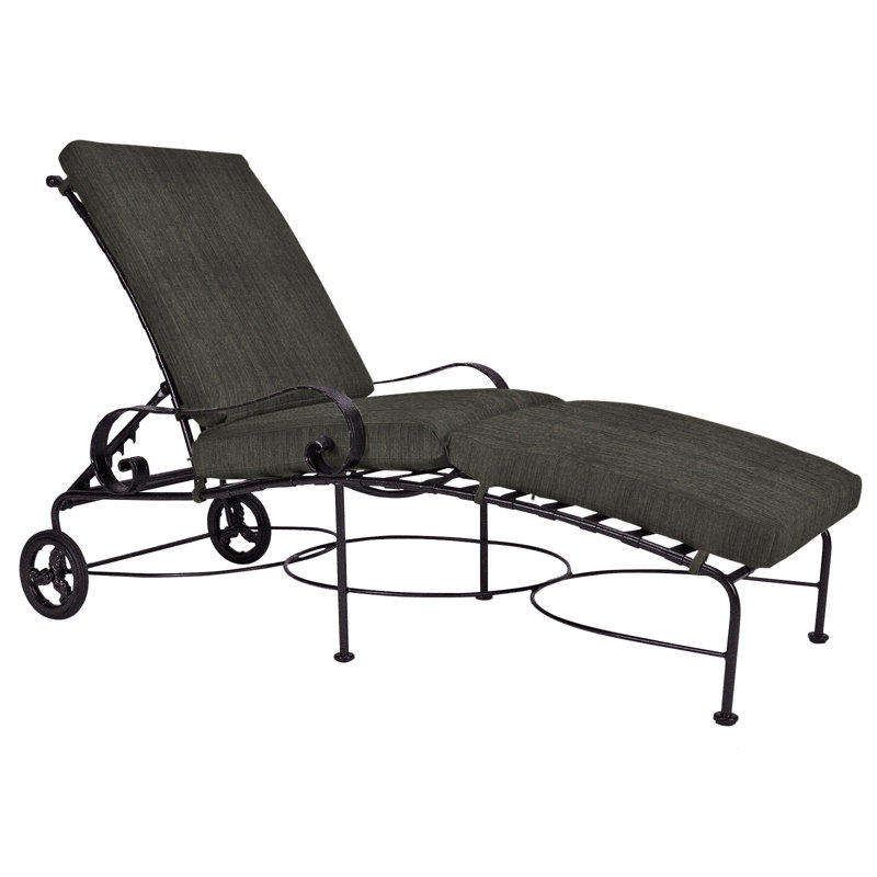 Classico-W Outdoor Chaise Lounge, Graphite, Sash Denim