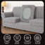Housse tricotée pour fauteuil inclinable en jacquard-1990830898