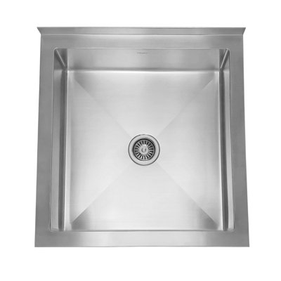 Noah's 28" L x 28" W Floor Mount Kitchen Sink