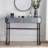 39" Mirrored Dressing Table With Stainless Steel Base, 2 Drawers-2033448734