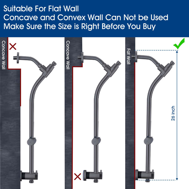 Complete Shower System with Handheld Shower, Matte black