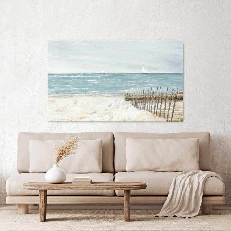 "Ocean Sails" par Ruane Manning, reproduction sur toile, H 28 po x l 48 po x P 1,5 po