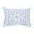 Greek New Key Geometric Indoor/Outdoor Reversible Throw Pillow-33324453