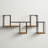 Kennelly 6 Bottle Wall Mounted Wine Bottle & Glass Rack in