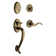Logan Complete Inactive Logan Dummy Handleset with Lever and Rosette