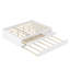 Lit plateforme double avec lit gigogne et 2 tiroirs, lits en bois massif avec multiprise-393794852-393794855