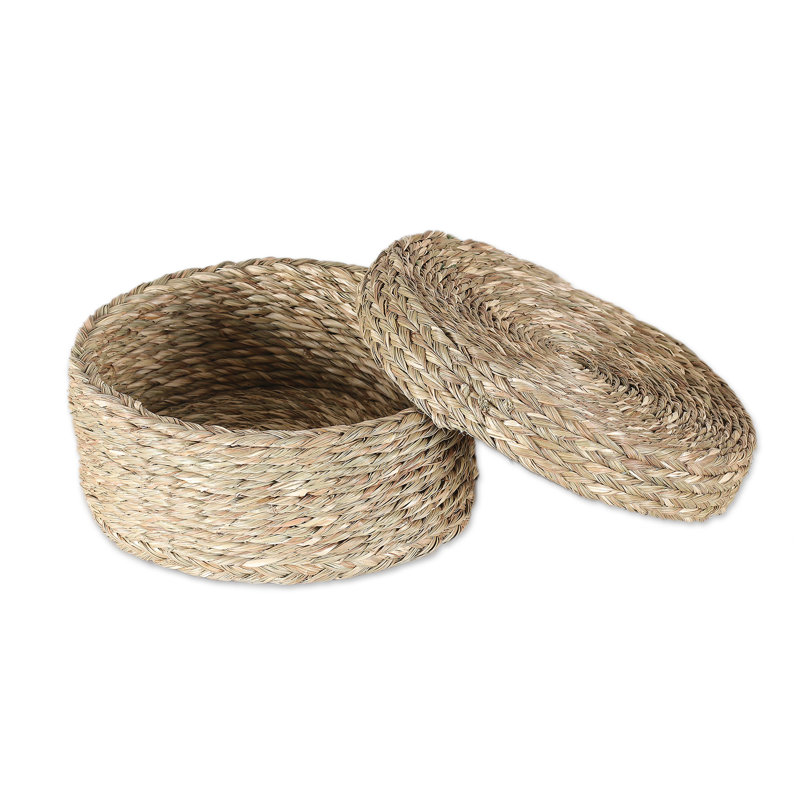 Bay Isle Home™ Handmade Rural Minimalism Natural Fiber Basket
